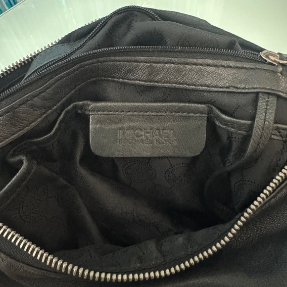 Michael Kors Black Leather Bag